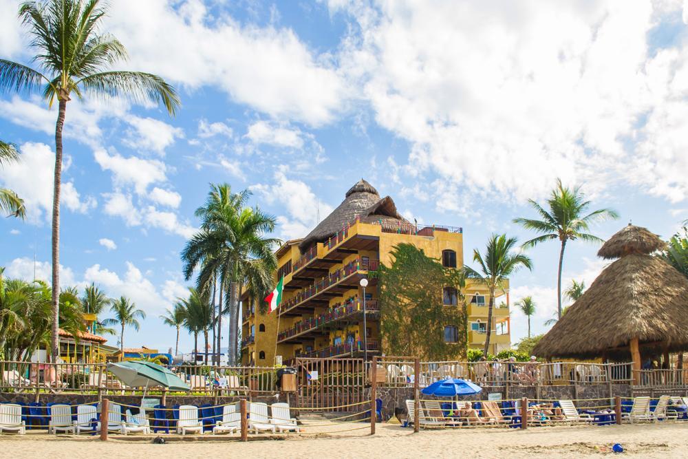 Cabanas Del Capitan Hotell Rincón de Guayabitos Eksteriør bilde